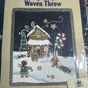 2002 Blackledge "Catch Me If‎ You Can" Tapestry Throw 50" W X 60" H - NIP